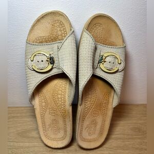 Fly Flot Anatomic Women’s Leather Sandals With Adjustable Buckle Size 39